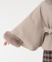 画像をギャラリービューアに読み込む, ブローチ付きポンチョコート/MM548603 6