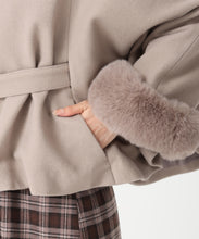 画像をギャラリービューアに読み込む, ブローチ付きポンチョコート/MM548603 8