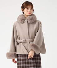 画像をギャラリービューアに読み込む, ブローチ付きポンチョコート/MM548603 14