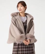画像をギャラリービューアに読み込む, ブローチ付きポンチョコート/MM548603 20