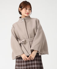 画像をギャラリービューアに読み込む, ブローチ付きポンチョコート/MM548603 25