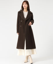 画像をギャラリービューアに読み込む, ダブルボタンAラインコート/MM548605 (ブラウン)