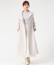 画像をギャラリービューアに読み込む, ブローチ付きスタンドカラー3wayコート/MM548606 17