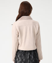 画像をギャラリービューアに読み込む, ファー付きスエードライダースジャケット/MM548608 2