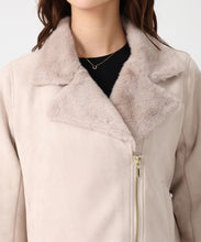 画像をギャラリービューアに読み込む, ファー付きスエードライダースジャケット/MM548608 4