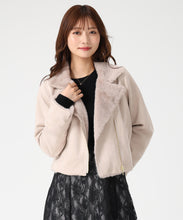 画像をギャラリービューアに読み込む, ファー付きスエードライダースジャケット/MM548608 12