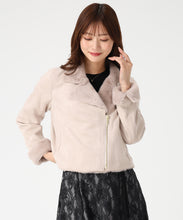 画像をギャラリービューアに読み込む, ファー付きスエードライダースジャケット/MM548608 21