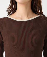 画像をギャラリービューアに読み込む, ペプラムラメ配色ニット/MM558307 4