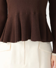 画像をギャラリービューアに読み込む, ペプラムラメ配色ニット/MM558307 7