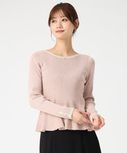 画像をギャラリービューアに読み込む, ペプラムラメ配色ニット/MM558307 15