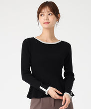 画像をギャラリービューアに読み込む, ペプラムラメ配色ニット/MM558307 16