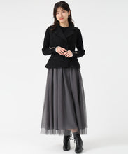 画像をギャラリービューアに読み込む, ツイードジレワンピース/TT537412 (ブラック)