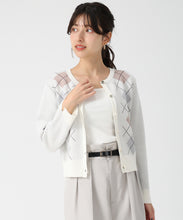 画像をギャラリービューアに読み込む, レイヤード襟アーガイルカーディガン/TT538406 11