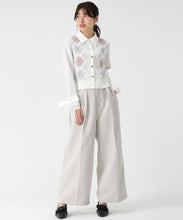 画像をギャラリービューアに読み込む, レイヤード襟アーガイルカーディガン/TT538406 9