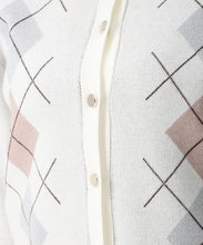 画像をギャラリービューアに読み込む, レイヤード襟アーガイルカーディガン/TT538406 4