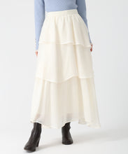 画像をギャラリービューアに読み込む, ティアード入れヘムスカート/TT547208 (オフホワイト)