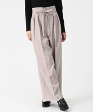 画像をギャラリービューアに読み込む, リボンベルト付ウーリッシュワイドパンツ/TT547303 8