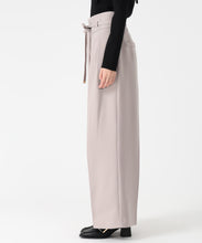画像をギャラリービューアに読み込む, リボンベルト付ウーリッシュワイドパンツ/TT547303 1