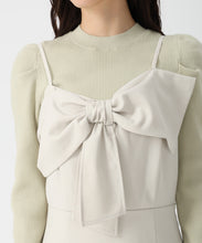 画像をギャラリービューアに読み込む, ニットセットリボンモチーフジャンスカ/TT547403 4