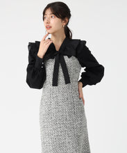 画像をギャラリービューアに読み込む, ボウタイツイードドッキンクグワンピース/TT547408 11