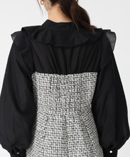 画像をギャラリービューアに読み込む, ボウタイツイードドッキンクグワンピース/TT547408 3