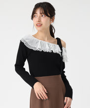 画像をギャラリービューアに読み込む, 肩リボンアシメフリルニット/TT548302 11
