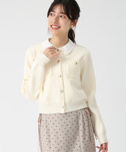 画像をギャラリービューアに読み込む, 襟付きポケットカーディガン/TT548401 (ホワイト)