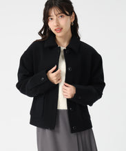 画像をギャラリービューアに読み込む, ステンカラーポケットショートコート/TT548604 (ブラック)