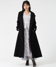 画像をギャラリービューアに読み込む, スタンドカラーロングコート/TT548605 (ブラック)