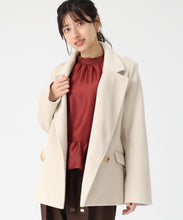 画像をギャラリービューアに読み込む, ダブルショートコート/TT548606 (ベージュ)