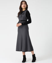 画像をギャラリービューアに読み込む, コード刺繍ジャンスカ/MM547419 (グレー)