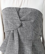 画像をギャラリービューアに読み込む, ツイードドッキングねじりペプラムブラウス/MM548109 4