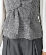 画像をギャラリービューアに読み込む, ツイードドッキングねじりペプラムブラウス/MM548109 5