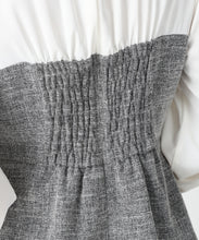 画像をギャラリービューアに読み込む, ツイードドッキングねじりペプラムブラウス/MM548109 7