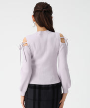 画像をギャラリービューアに読み込む, 肩開きリボンニット/MM548315 2