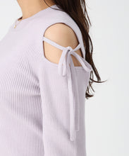 画像をギャラリービューアに読み込む, 肩開きリボンニット/MM548315 4