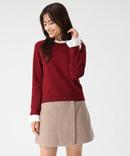 画像をギャラリービューアに読み込む, フリルレイヤードニット/MM548316 10