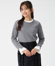 画像をギャラリービューアに読み込む, フリルレイヤードニット/MM548316 12