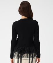 画像をギャラリービューアに読み込む, ペプラムラッフルニット/MM548318 2