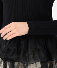 画像をギャラリービューアに読み込む, ペプラムラッフルニット/MM548318 4