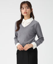 画像をギャラリービューアに読み込む, レースシャツドッキングニット/MM548319 11