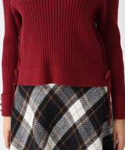 画像をギャラリービューアに読み込む, サイドレースアップミドルリブニット/MM548320 6