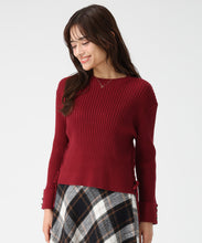 画像をギャラリービューアに読み込む, サイドレースアップミドルリブニット/MM548320 10