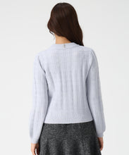 画像をギャラリービューアに読み込む, フラッフィーチェック柄ニット/MM548321 2