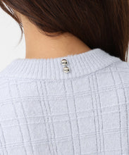 画像をギャラリービューアに読み込む, フラッフィーチェック柄ニット/MM548321 4