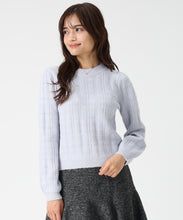 画像をギャラリービューアに読み込む, フラッフィーチェック柄ニット/MM548321 11