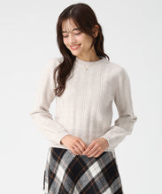 画像をギャラリービューアに読み込む, フラッフィーチェック柄ニット/MM548321 12