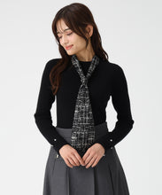 画像をギャラリービューアに読み込む, スカーフ付きリブニット/MM548324 12