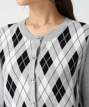 画像をギャラリービューアに読み込む, アーガイルカーディガン/MM548408 3