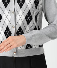 画像をギャラリービューアに読み込む, アーガイルカーディガン/MM548408 4